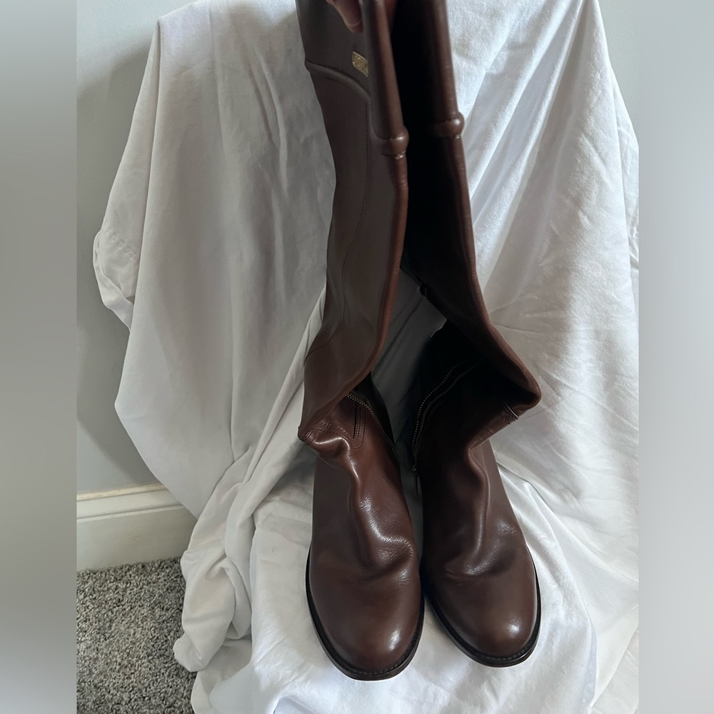 Coach, Brown, Genuine Leather, Riding Boot, Size 10, 16” calf circumference - Picture 8 of 9